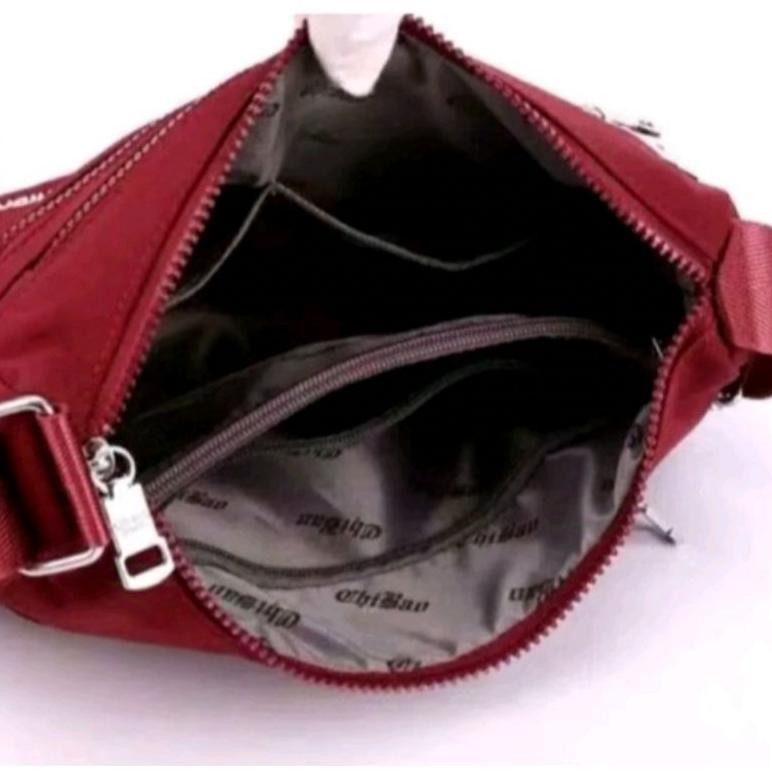 Promo Tas Selempang Wanita Chibao 8896 -11 Motif Bunga Bordir Dengan Resleting Samping Banyak Ruang 