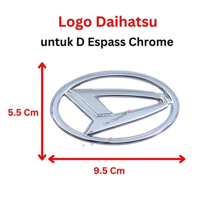 Emblem Logo Mobil Daihatsu untuk Daihatsu Espass S-91