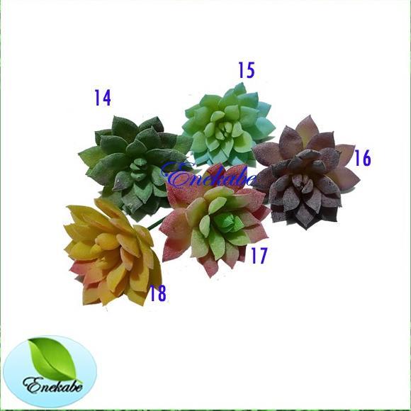 NEW DEALS KAKTUS SUKULEN PALSU CACTUS ARTIFICIAL, SUKULEN KAKTUS PLASTIK MURAH TANPA POT, BUNGA ARTI
