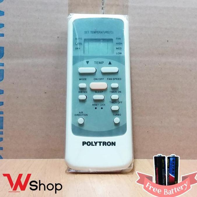 DE126 - Remot/Remote AC Polytron - Ori/ORIGINAL - Air Conditioner Remote b