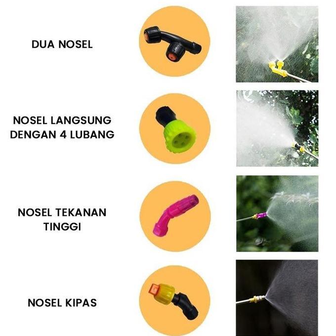 Sprayer Pertanian Elektrik 20L - Semprot Hama Kebun & Sawah, Tangki Besar, Daya Jet Kuat untuk Hasil