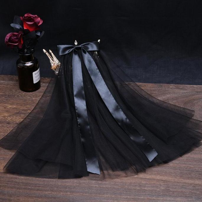 Veil Kerudung Pengantin Hitam Laces black veil kerudung pengantin hitam