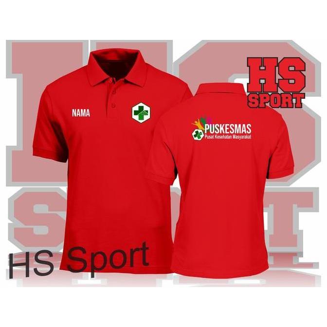 BAJU kerah PUSKESMAS - KAOS kerah PUSKESMAS - polo KESEHATAN - BAJU kerah KEMENTRIAN KESEHATAN