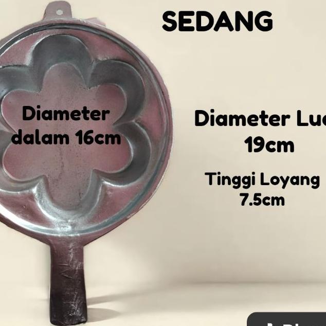 Loyang Tuangan Bingka Kecil Dan Sedang