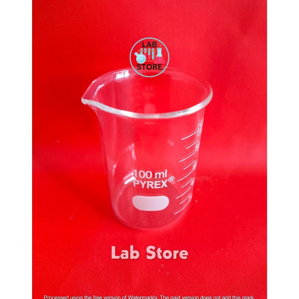 Beaker / Beaker 100Ml Pyrex / Beaker Glass 100Ml / Gelas Kimia 100Ml Pyrex