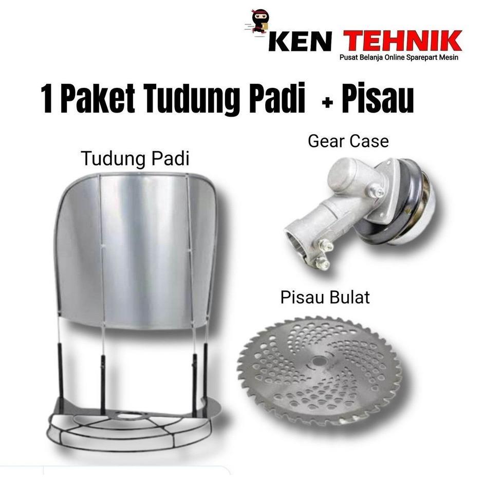 Tudung Alat Potong Padi Mesin Rumput 1 Set