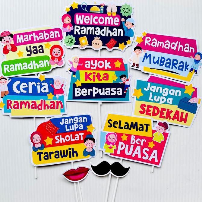 Welcome Ramadhan props photobooth pawai sekolah anak