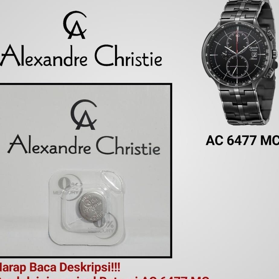 Baterai Jam Tangan Alexandre Christie Ac 6477 Mc