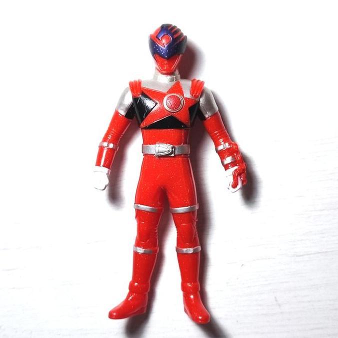 SHS BANDAI SUPER SENTAI KYURANGER SHISHI RED ACTION FIGURE ORIGINAL OC99