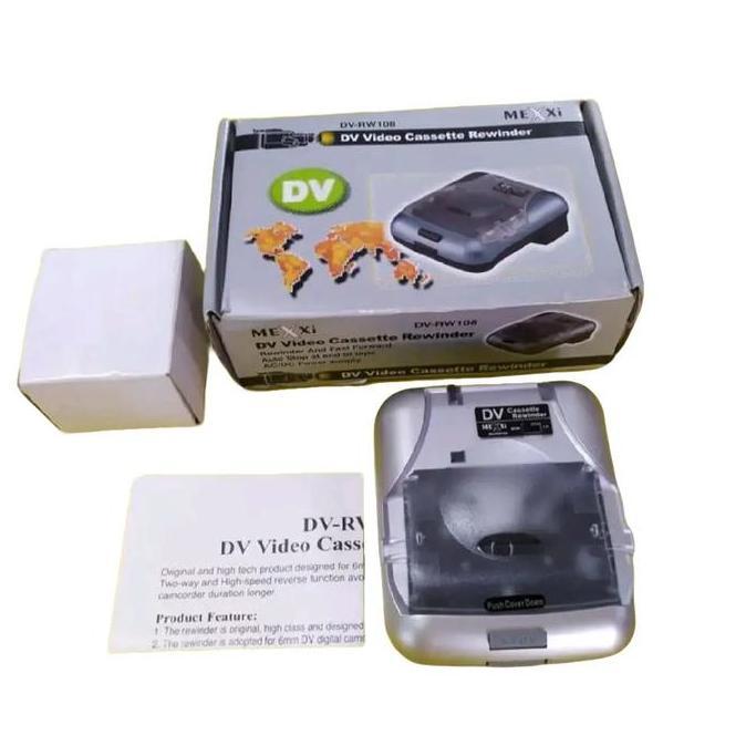 Me-Xi Rewinder Kaset Mini Dv Sony Canon Jvc Panasonic Baru 100% Fungsi Normal Pengoperasian Adaptor 