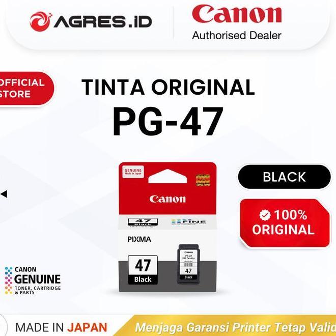 Tinta Canon Pg 47 Bla Printer E410 E470