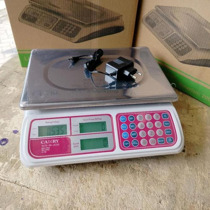 Timbangan Laundry Digital 30Kg Camry / Timbangan Camry Digital 30 Kg / Timbangan Buah,Ikan,Daging Di