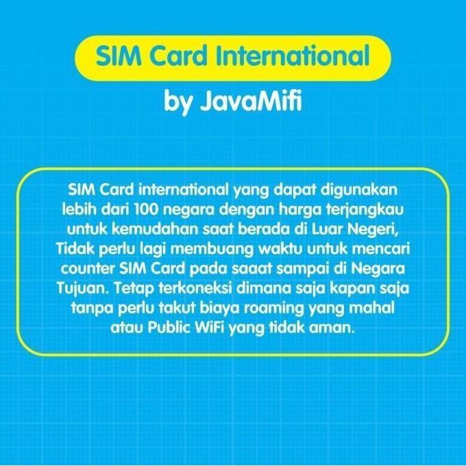 JavaSIM SIM Card Thailand | Travel SIM Card Thailand