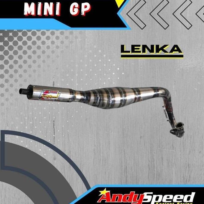 Knalpot MINIGP LENKA merk andy speed