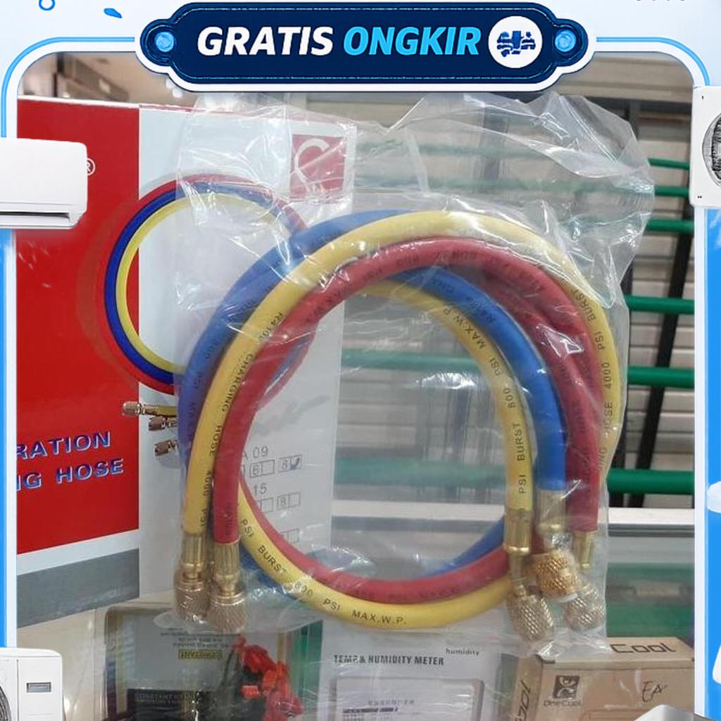 Selang Manifold Ac Analizer Untuk Pengisian Freon R410 R32