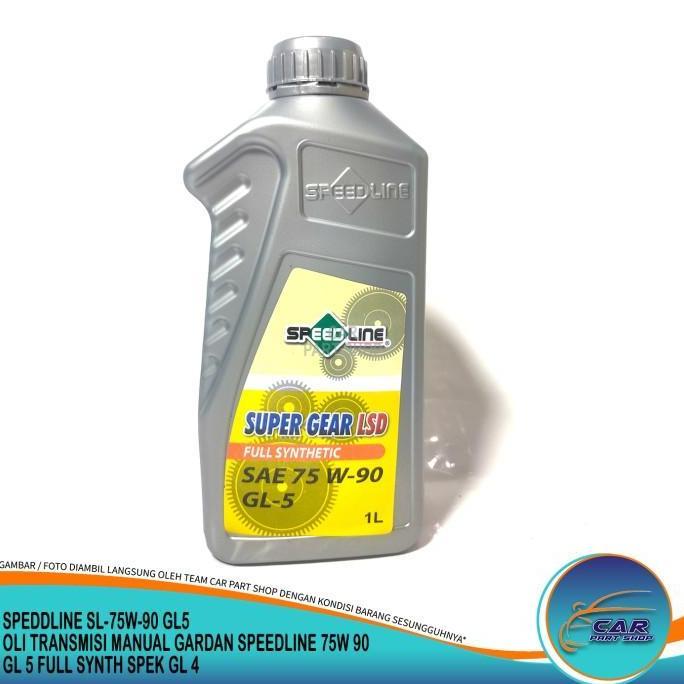 OLI TRANSMISI MANUAL GARDAN SPEEDLINE 75W 90 GL 5 FULL SYNTH SPEK GL 4