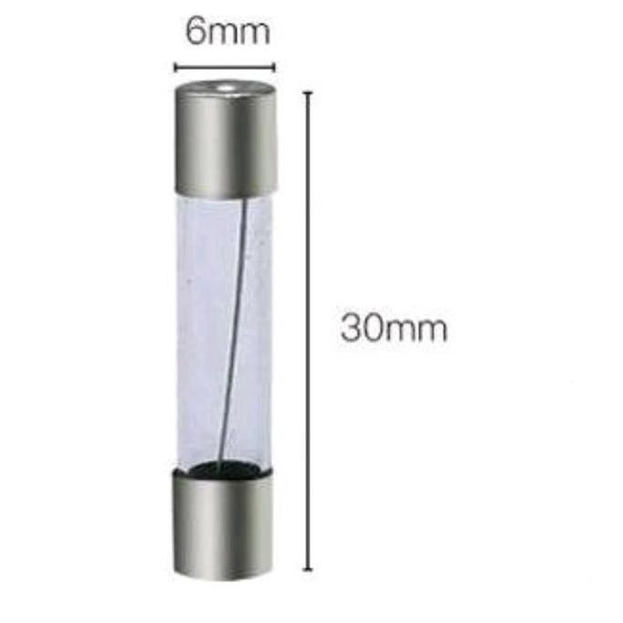FUSE 6X30 30A GLASS TUBE BESAR 30 A 250V 30MM X 6MM GLASS SIKRING 3CM D'90