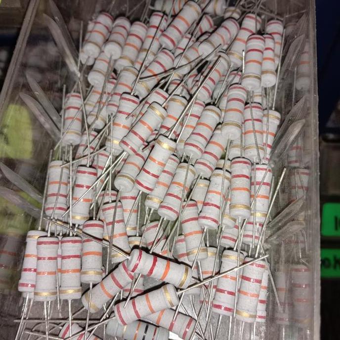 RESISTOR 22K 22KOHM 22 K 2WATT 2 WATT TOLERANSI 5% D'90