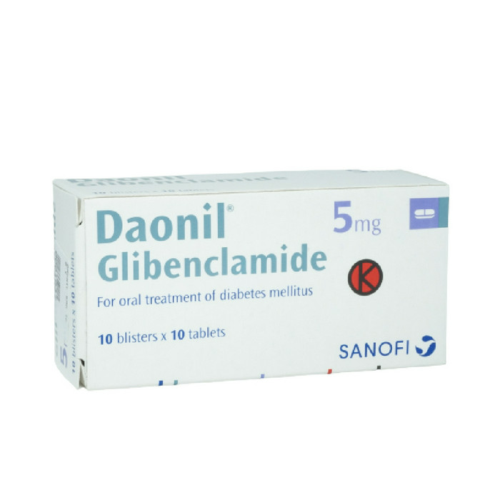 DAONIL 5 MG 1 BLISTER @ 10 TABLET
