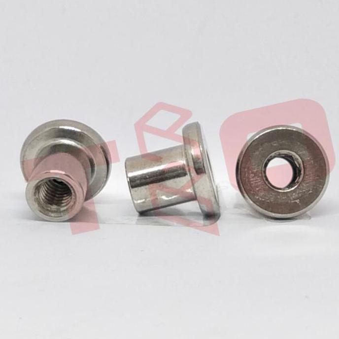 JANSIKORPS - MUR TOPI M6X10X15 SS304 - MUR JCN M6 STAINLESS - MUR JCN DIA KEPALA 15
