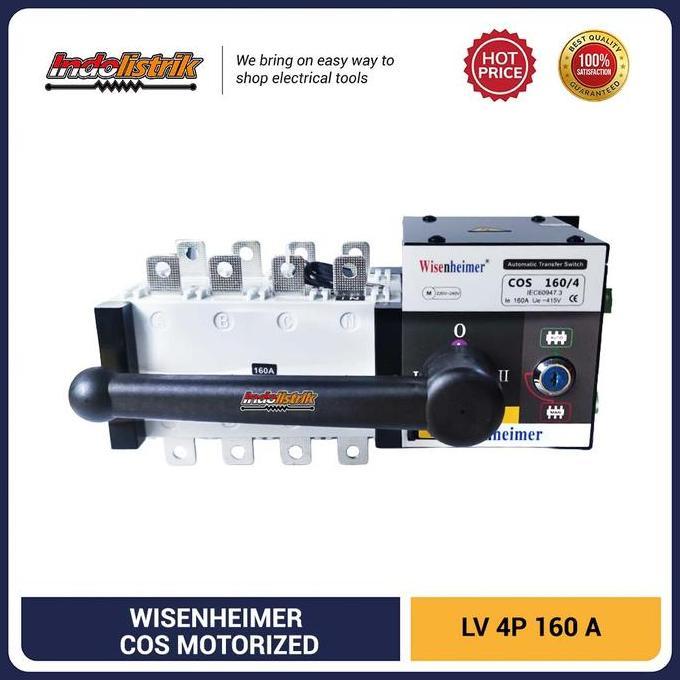 Change Over Switch 4 P 160A Motorized COS Ohm Saklar 160 A Wisenheimer