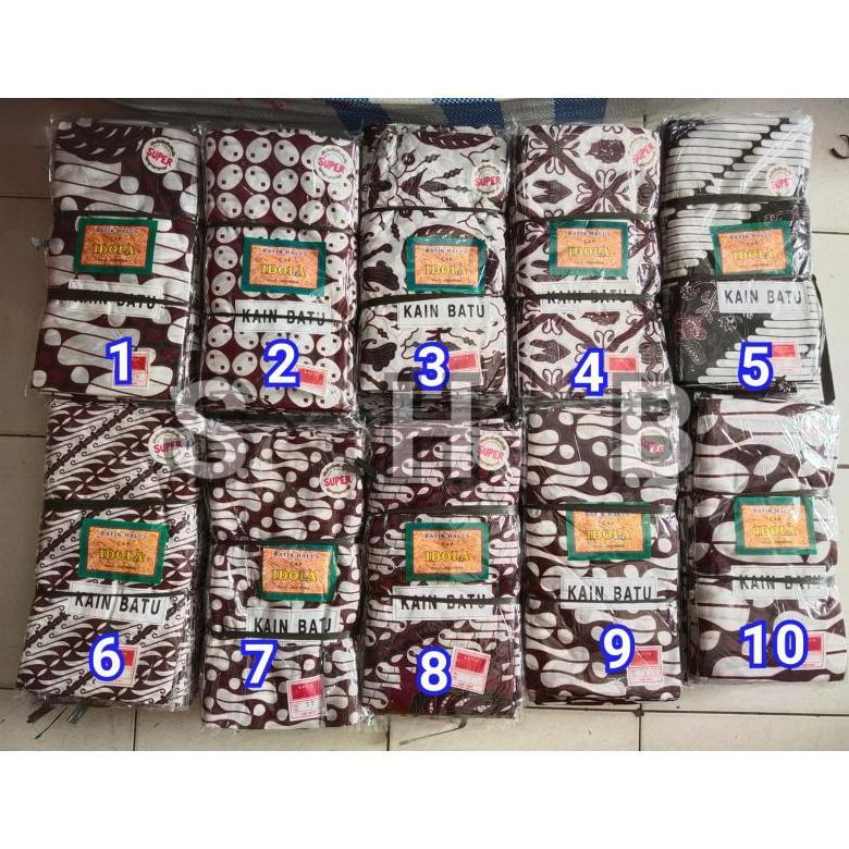 UNstore - Kain Panjang Jarik Batik Putih Polyester