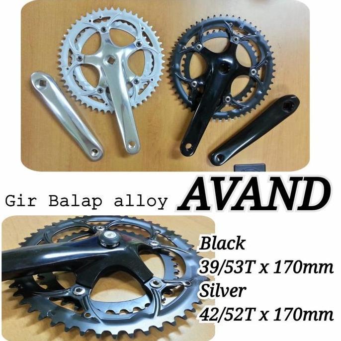 cleoncuan / crankset 2 speed sepeda balap roadbike minivelo Merk avand alloy Diskon