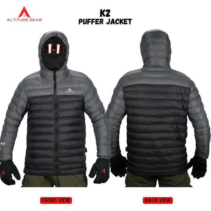 Eiger - Altitude Gear K2 Jaket Gunung Puffer Outdoor Pria Wanita Jaket Gelembung Parasut Sport jacke