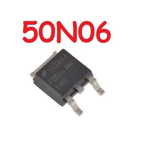 (1) FDD50N06 FQD50N06 SUD50N06 ME50N06 50N06 50A 60V N-Ch MOSFET TO-252 SMD jwelek70 dijamin