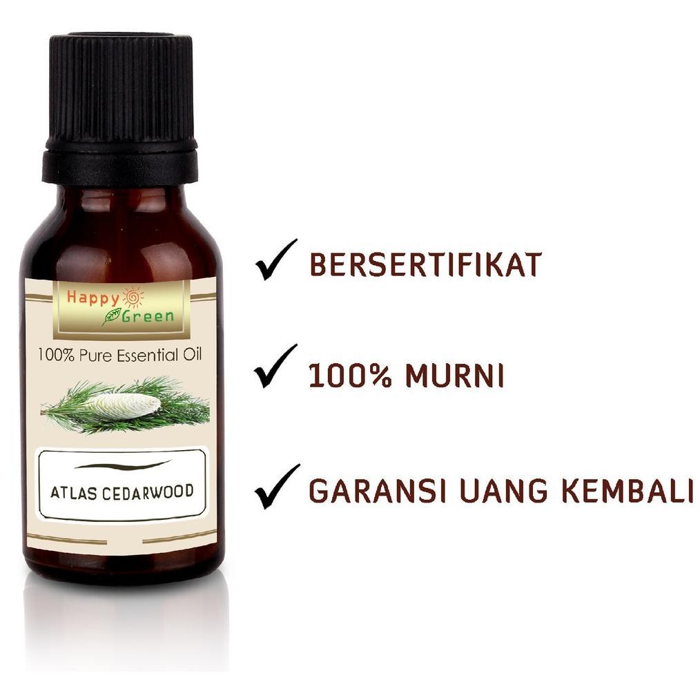 Happy Green Cedarwood Atlas Essential Oil  - Minyak Kayu Cedar Atlas essential oil