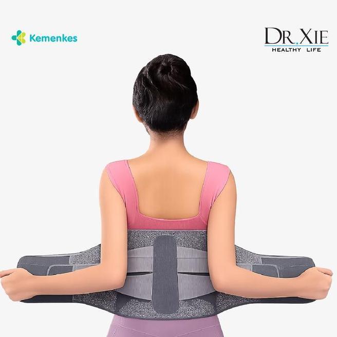 Korset Pinggang Lumbal Penyangga 3 In Pad Korset Hitam Korset Pinggang Lumbar Pria Wanita