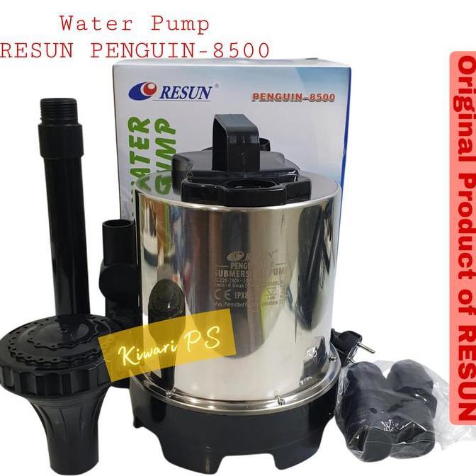 HARGA DISC - RESUN PENGUIN 8500 Water Pump Pompa Celup Air Mancur Kolam PENGUIN8500