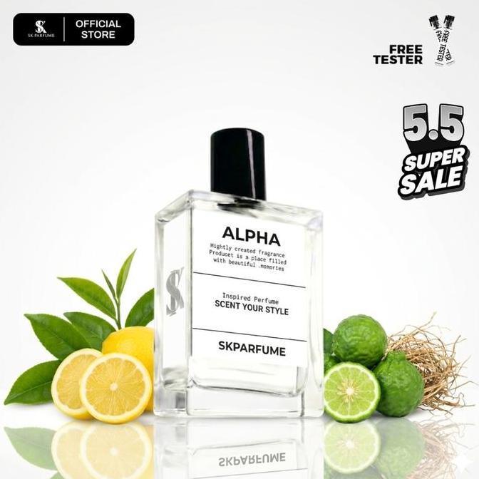 Perkobleh76 - [SK Parfume] ALPHA - Parfum Aroma Mewah dan Kalem Lama By SK Parfume