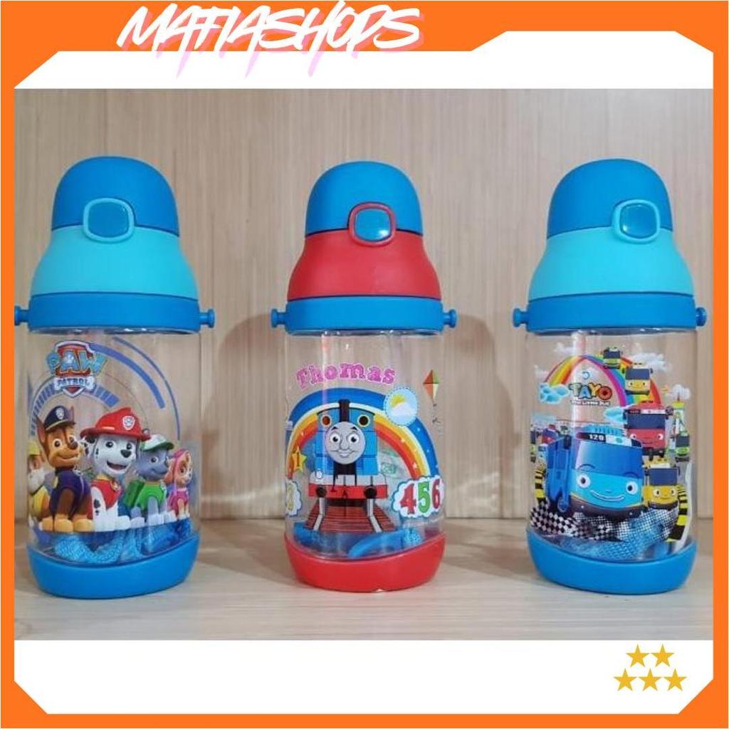 Botol Minum Karakter anak T7001 paw patrol, tayo, little pony, unicorn, lol, thomas and friends 350m