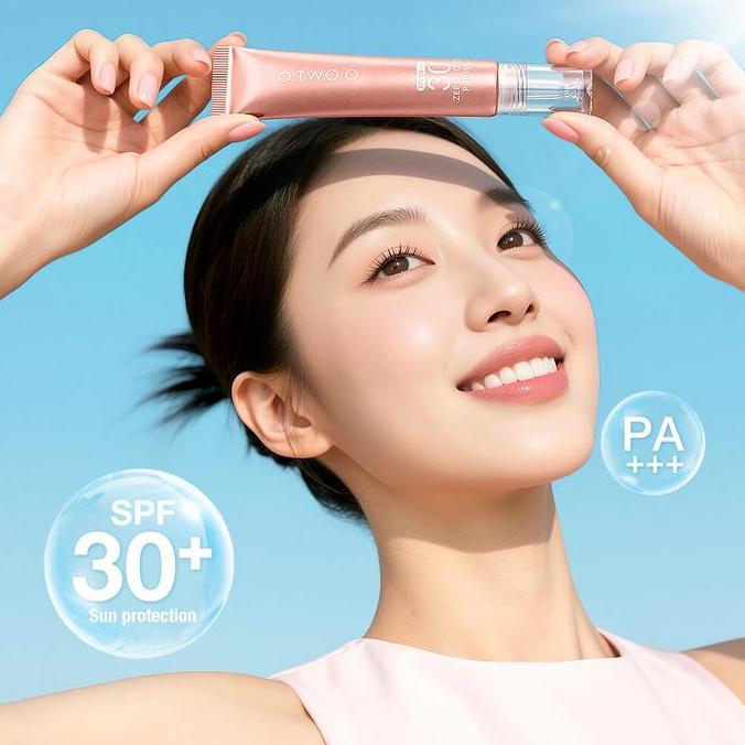 Perkobleh76 - O.TWO.O Haute Zero Pores sunscreen primer Natural radiance without white cast Moisturi