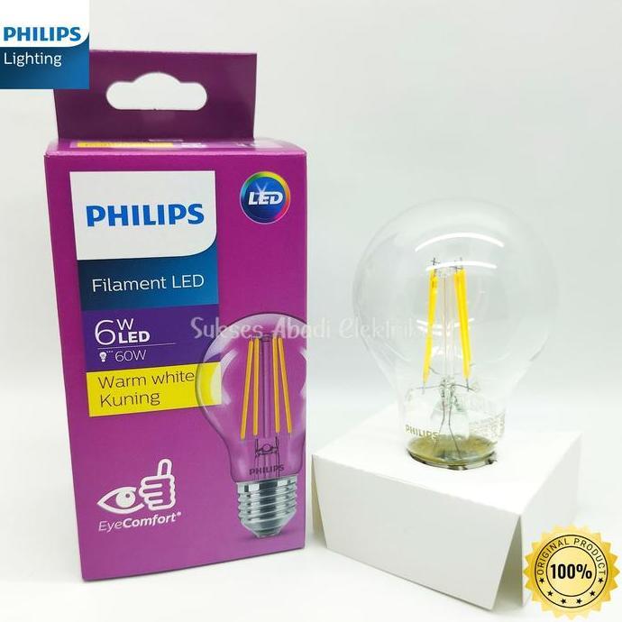 Zaito- Ledbulb Led Classic Philips A60 Lampu Filament