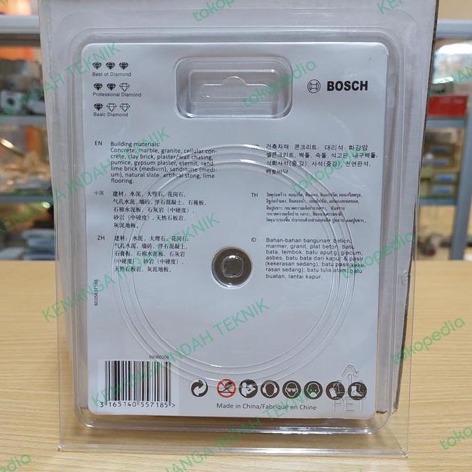 Clamme- Mata Potong Keramik Bosch / Mata Gerinda Potong 4" Bosch