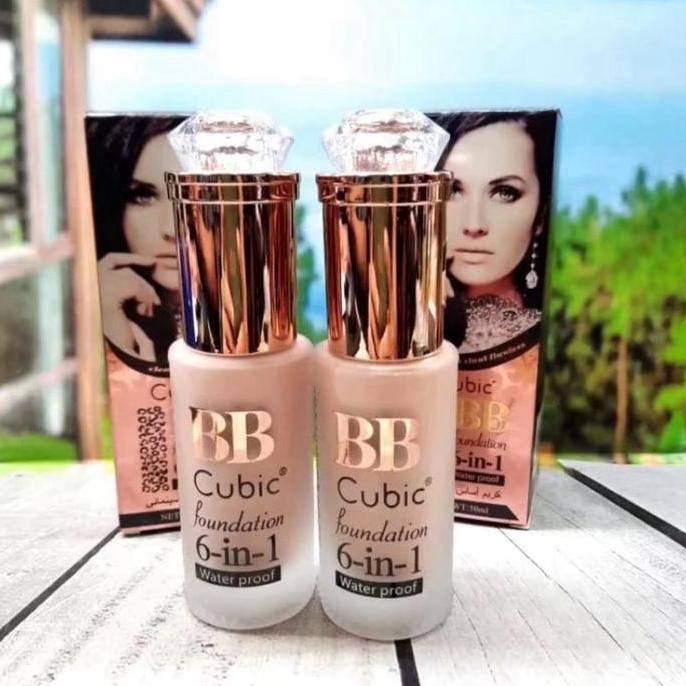 [1 PC] BB Foundation 6in1 Waterproof / BB Foundation Cubic Waterproof