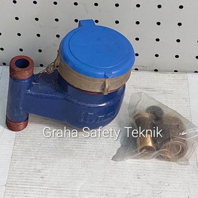 westechaus meteran air 1/2" vertical water meter 1/2inch / flow meter