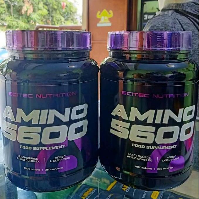 Scitec Nutrition Amino 5600 1000 Tabs - Suplemen Otot Dengan Asam Amino Lengkap Dan Bcaa Tinggi