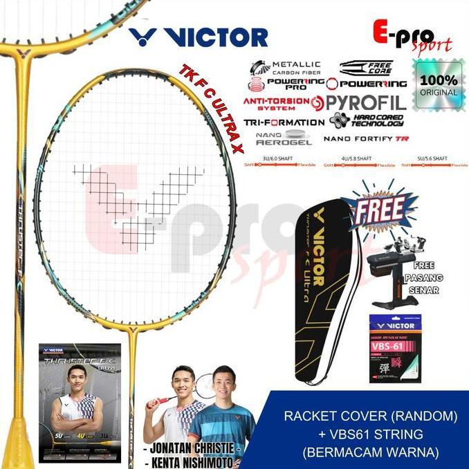 New  Raket Badminton Victor Thruster F Ultra C X / Tk Falcon Ultra / Tk-F Ultra Jonatan Christie Bul