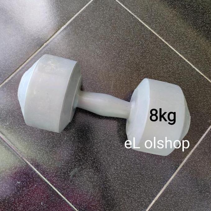 Barbel Plastik 8Kg (1Pcs) - Barbel Plastik Kualitas Tinggi