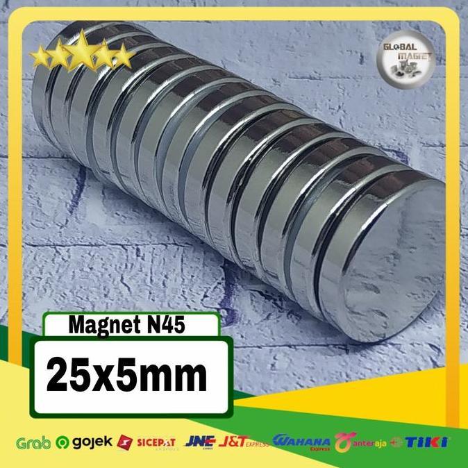 Handx- Magnet Neodymium N45 25X5Mm