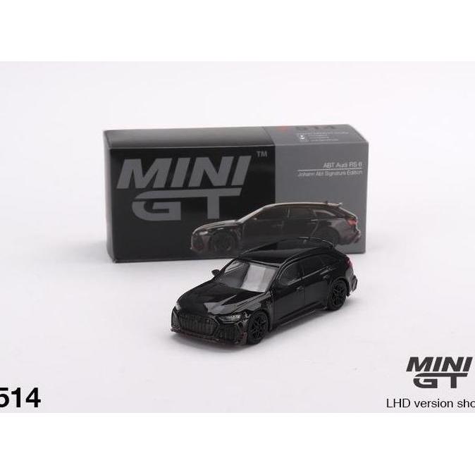 MINIGT 514 ABT AUDI RS6 JOHANN ABT SIGNATURE EDITION BLACK MINI GT MGT AS2123
