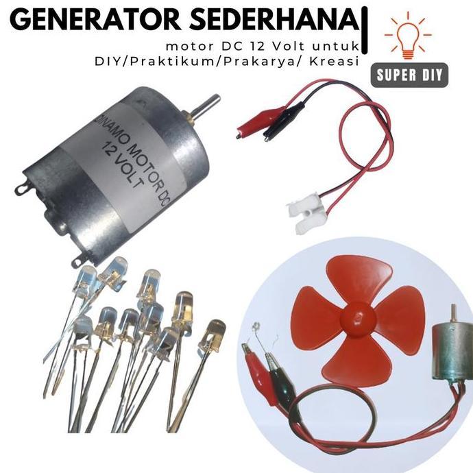Handx- Wind Generator Untuk Edukasi Listrik Tenaga Angin Bahan Peraga Generator Set Dinamo
