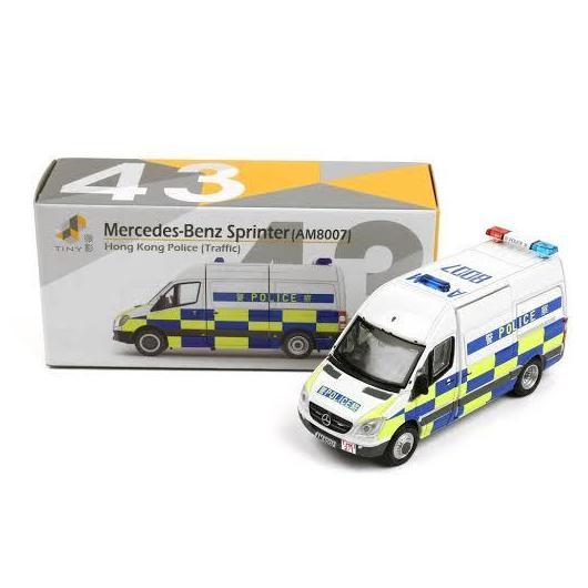 ATC65226 TINY HK 172 MERCEDES BENZ SPRINTER HONG KONG POLICE AM7521 AS2123