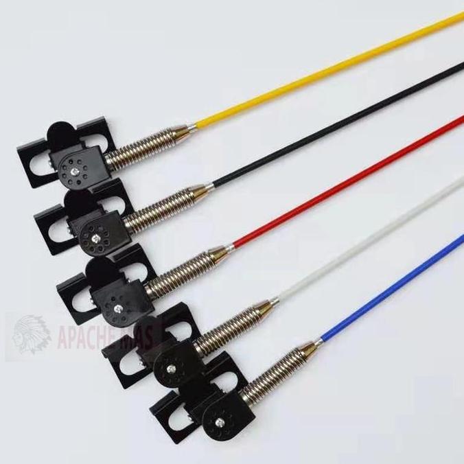 Tiang Bendera Motor Vespa / Buggy Whip 100 CM Bracket Per