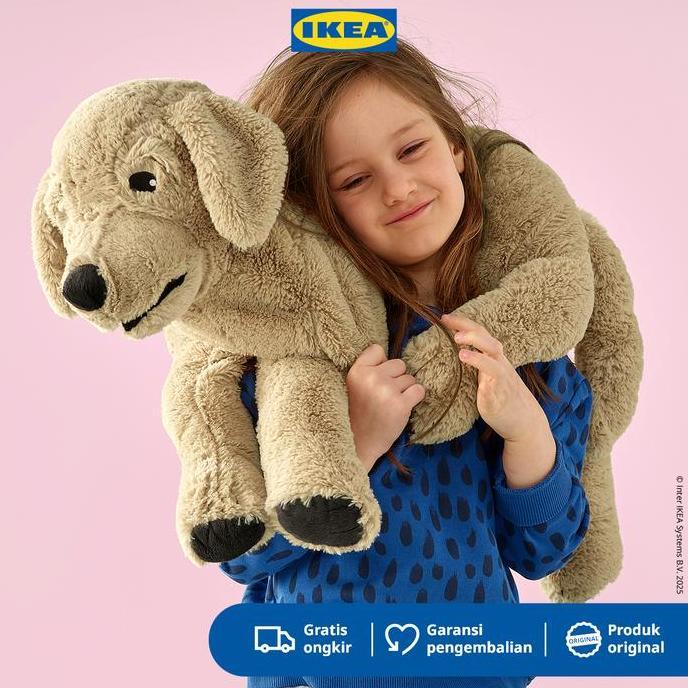 IKEA GOSIG Boneka Anjing Bahan Poliester 70 cm