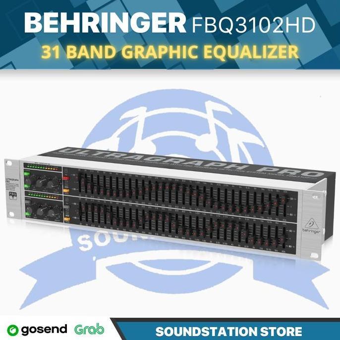 BEHRINGER ULTRAGRAPH PRO FBQ3102HD 31 Band Graphic Equalizer with FBQ