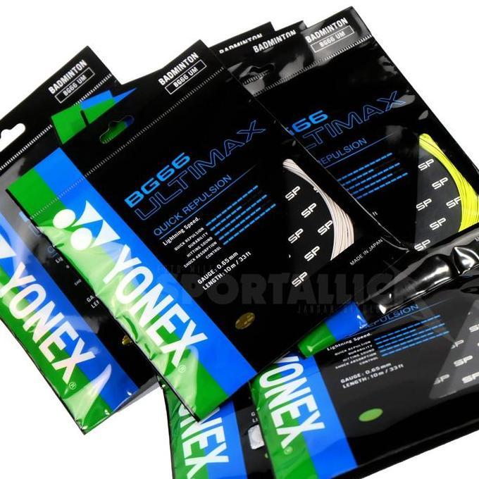Senar Badminton Bg 66 Ultimax Original Yonex - Senar Raket Bg66 Ultimax Original Sunrise Sp